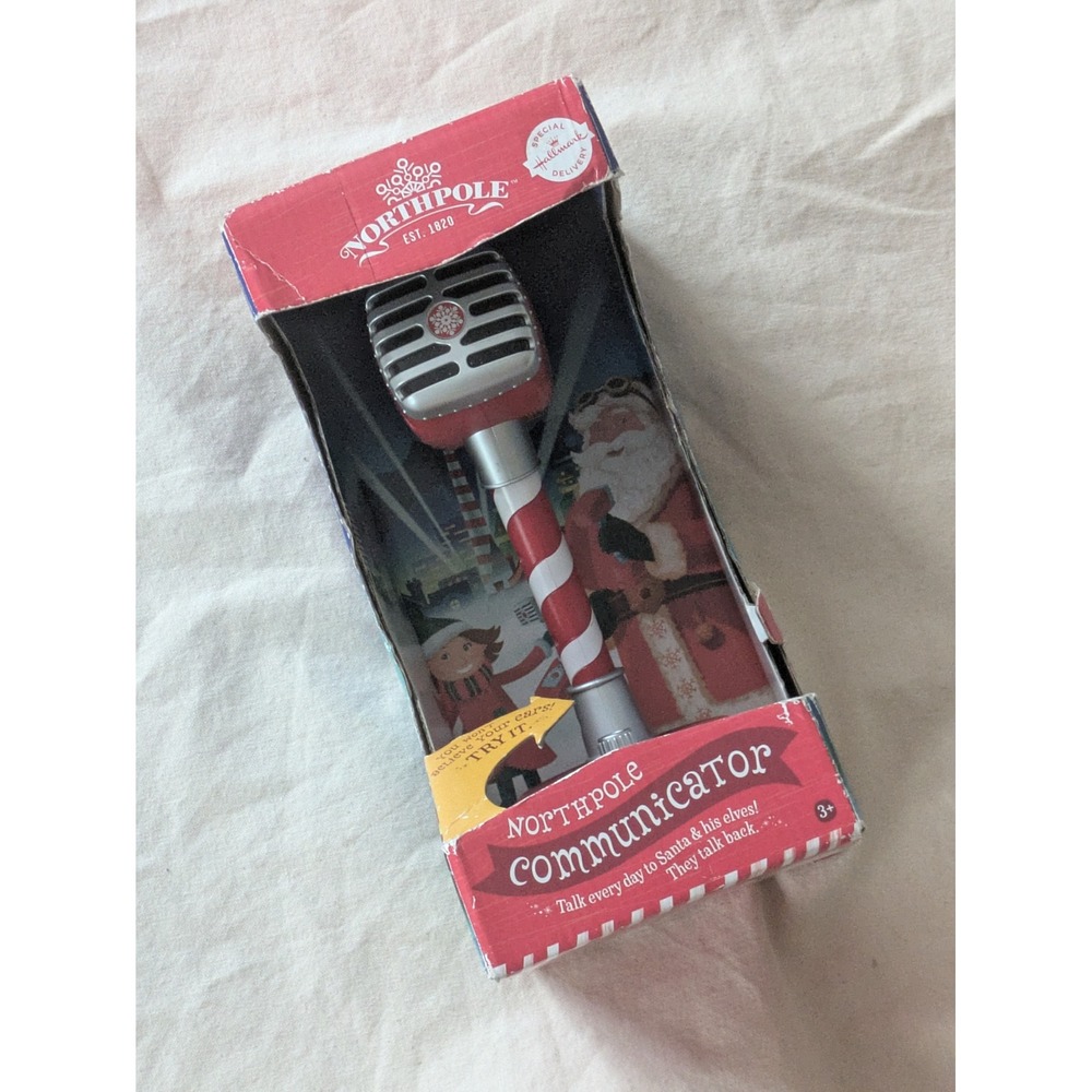 Hallmark Northpole Communicator Interactive Christmas‎ Toy Santa Talk NEW